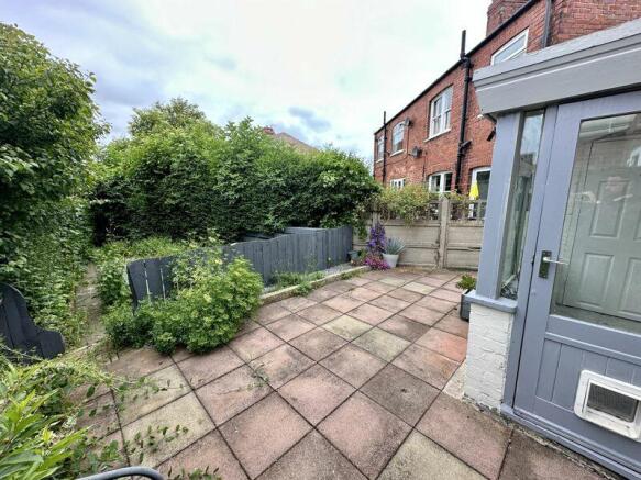 Rear patio