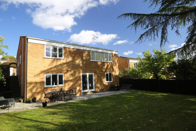 Rear of property