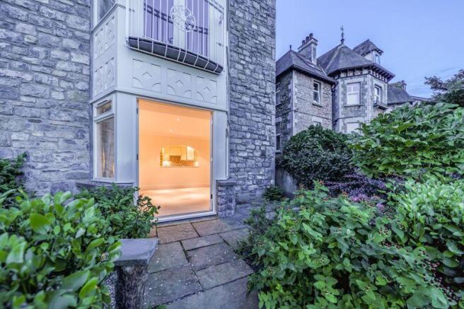 Private patio