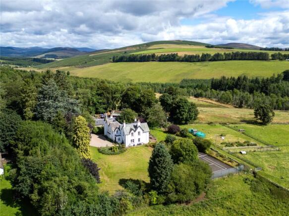 Kilry Lodge Aerial