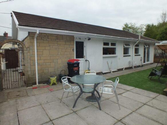 Rear of house