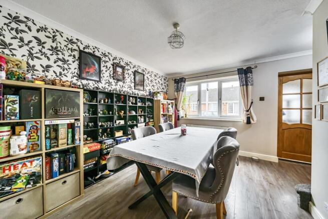Dining room from kitchen doorway