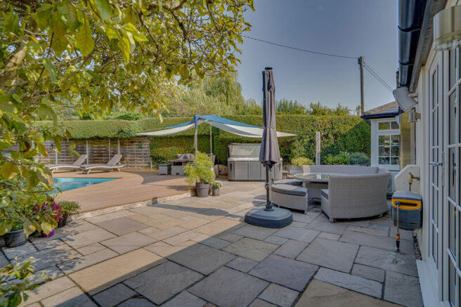 Rear patio