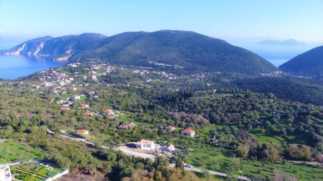 Aerial views of land