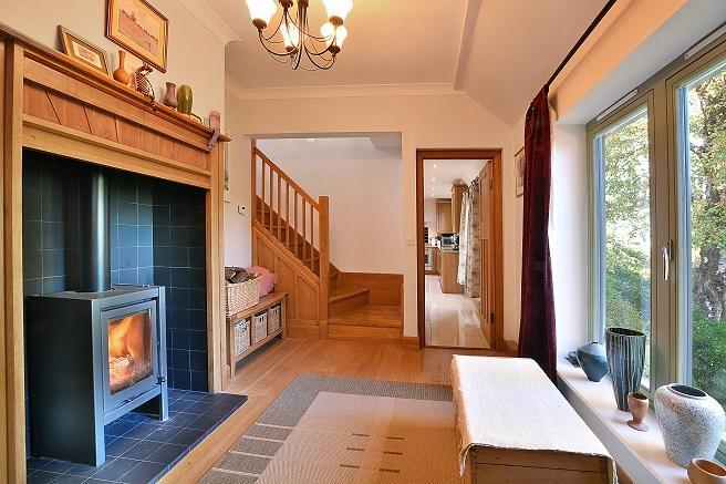 Hall & woodburner