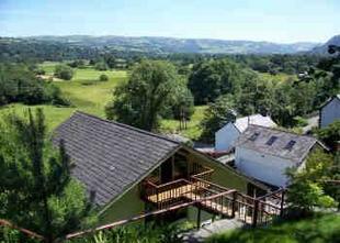 View over Conwy Valley from Hot Tub