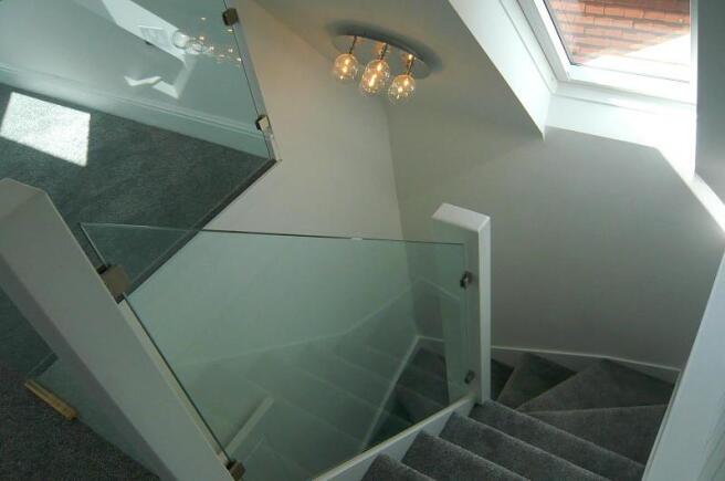 stairs to master bedroom