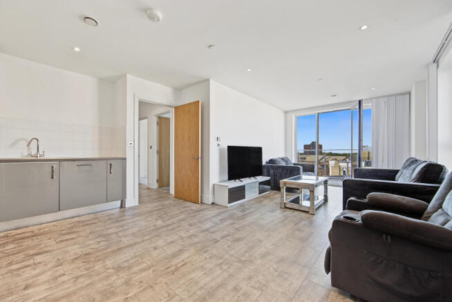 Reception and kitchen