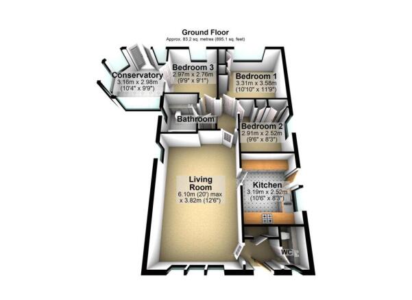 Nursery Court, 3d