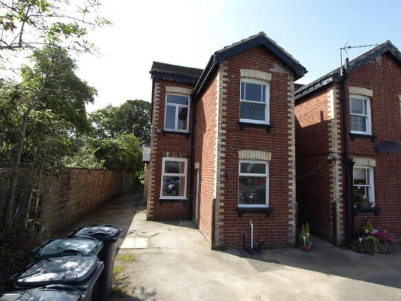 Rear of property