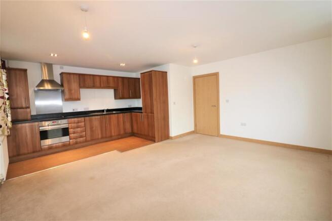 Open plan living/kitchen/dining area