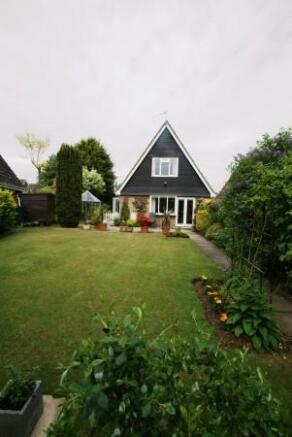 Rear of house