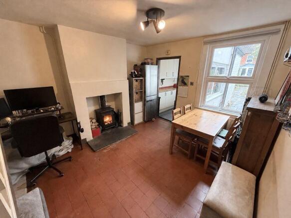 Dining Room With Log Burner