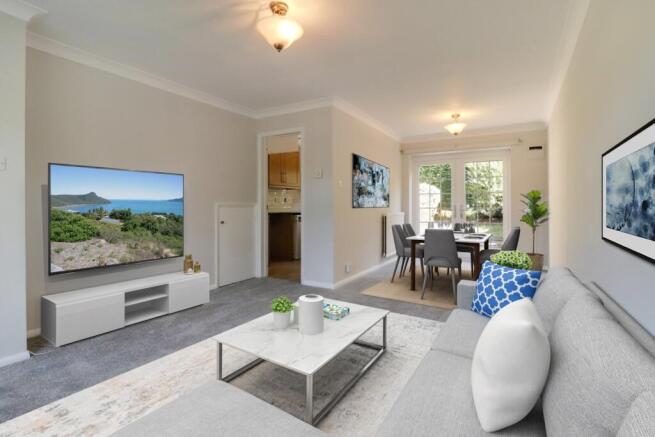 Living and dining room