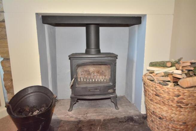 Open wood burner