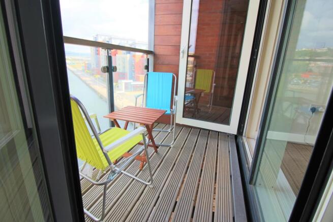 Balcony angle from lounge
