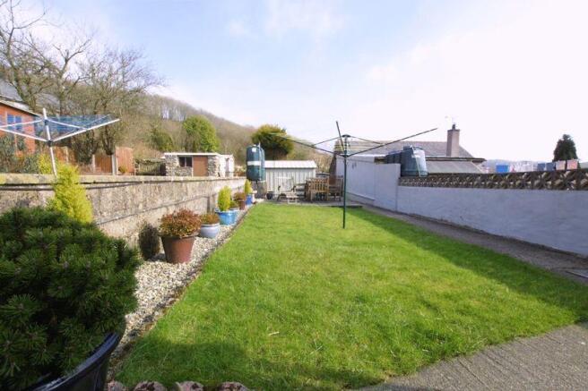 Rear garden looking