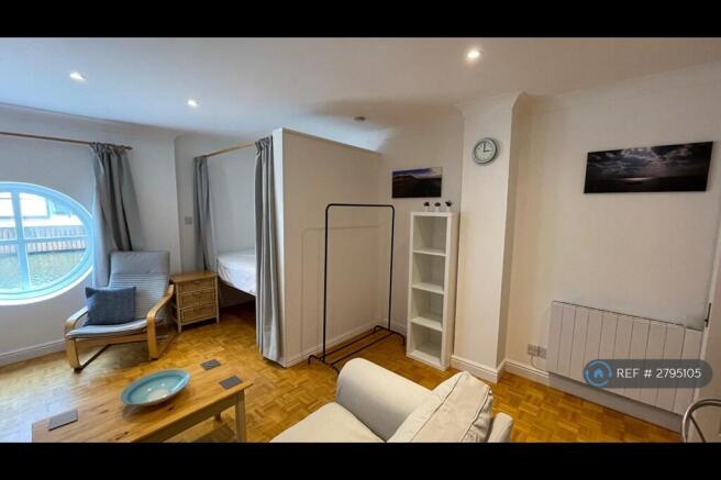 Bed Section With Living Room