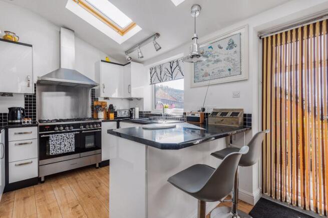 Kitchen and br...
