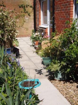Front patio area