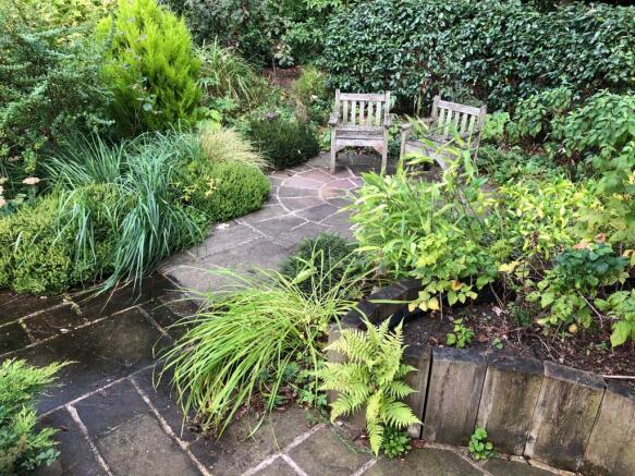 Patio and raised borgders