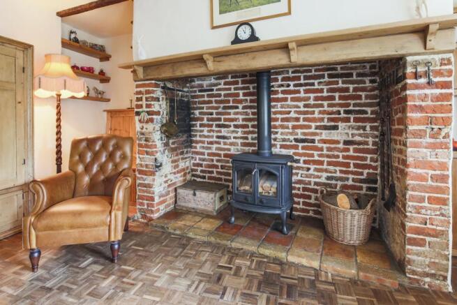 Wood Burner In Livin