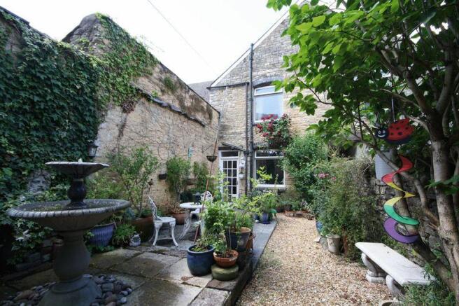 Rear of property
