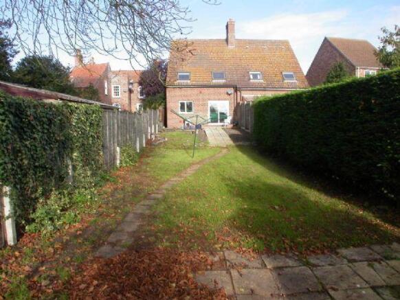 Rear of property