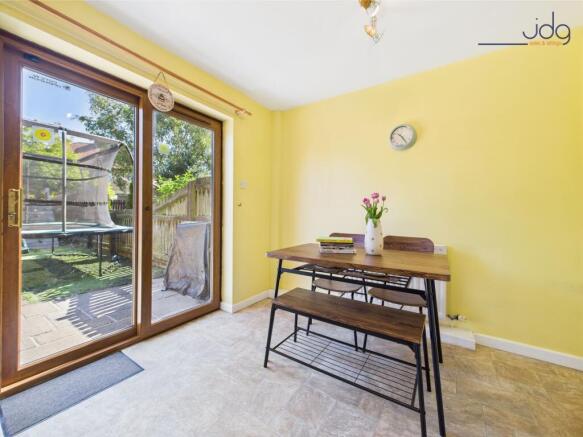 Open plan Kitchen diner with Patio Doors
