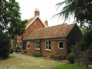 Rear view of house from driveway