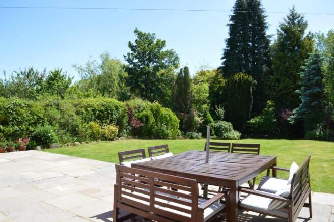 Terrace and garden