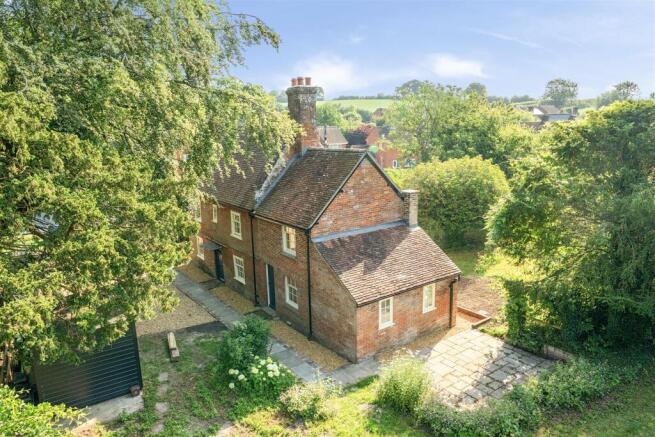 Elevated photo of period detached house