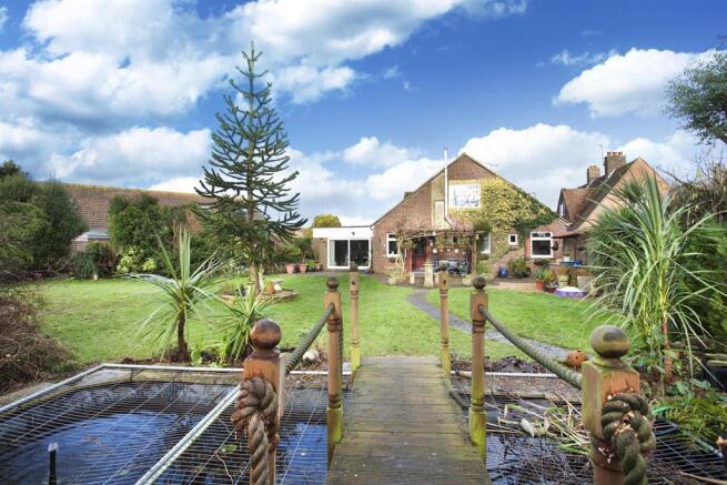 Large south facing garden