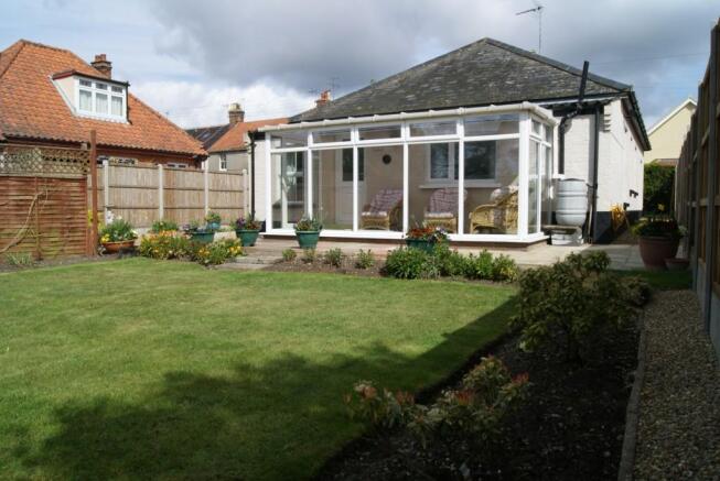 Rear of bungalow