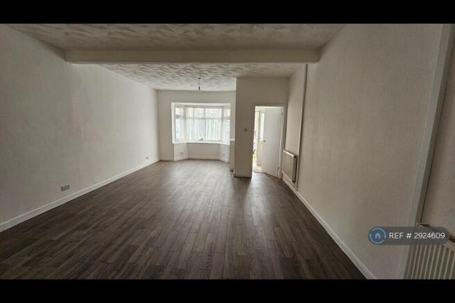 Open Living Room And Dinner Room