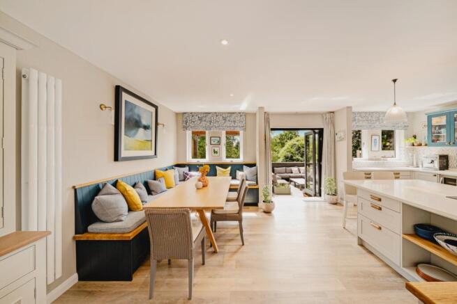 Stunning open plan family kitchen