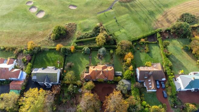 Drone Over Houses