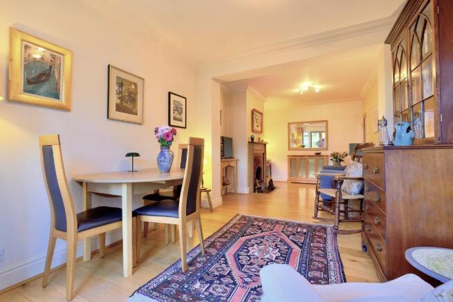 TV/Family room with dining area