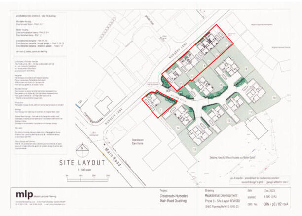 Updated site plan