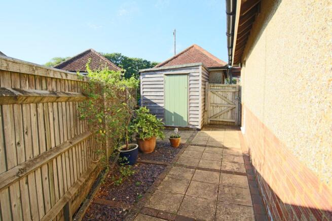 Side Pathway and Shed
