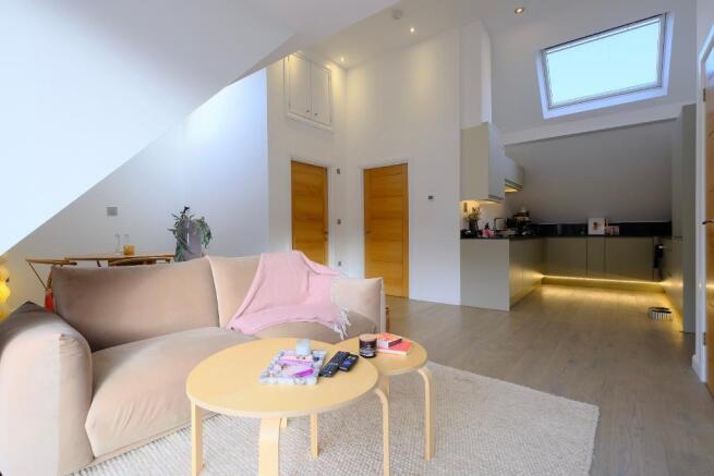 Open plan living area