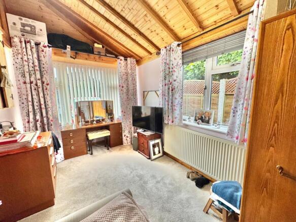 Converted Garage as Bedroom Four
