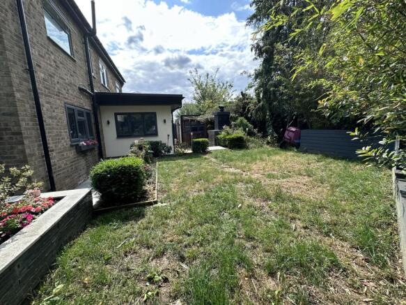 Rear lawn