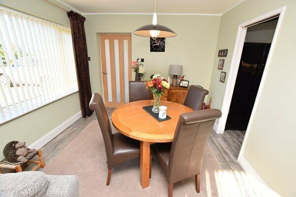 open plan lounge & dining room