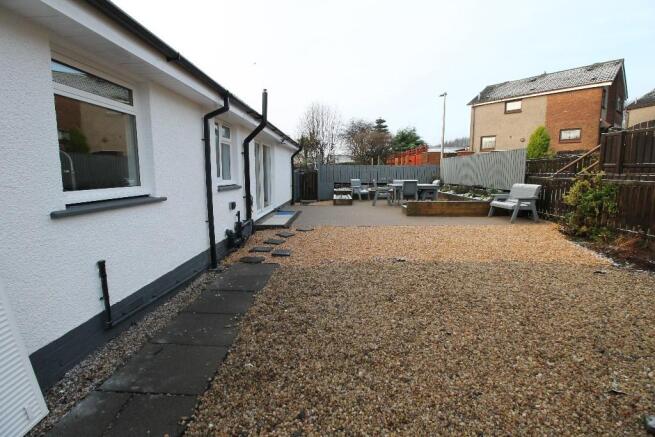 Rear of property