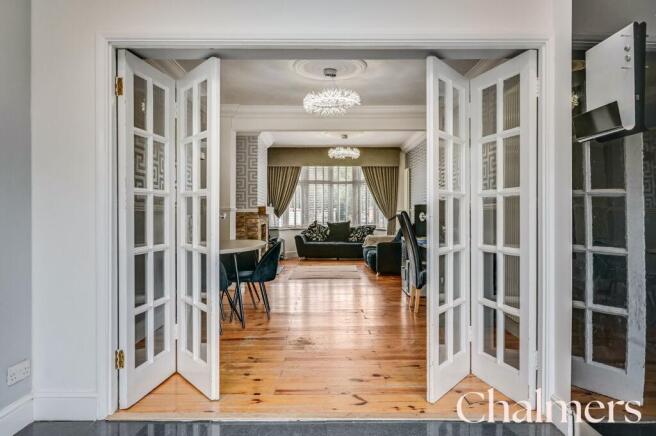 View from Kitchen to Dining Room