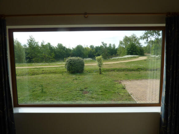 View from dining roo