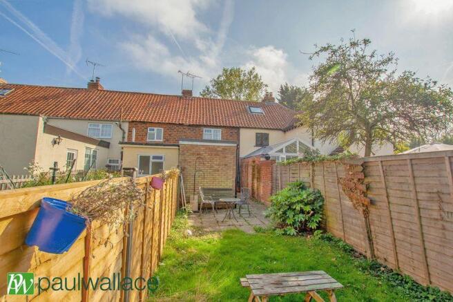 Rear of property