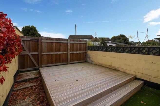 Rear decked area