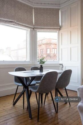 Dining Area By Bay Window